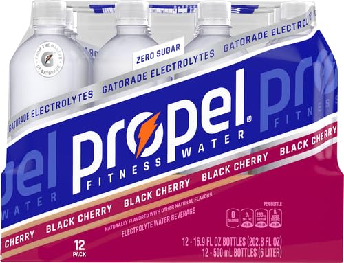 Propel, Kiwi Strawberry, Zero Calorie Sports Drinking Water with Electrolytes and Vitamins C&E, 16.9 Fl Oz (Pack of 12) - Packaging May Vary