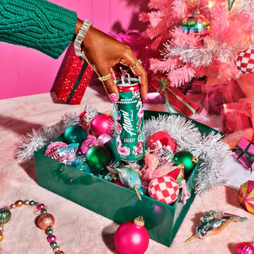 Alani Nu VARIETY PACK CHERRY TWIST, PINK SLUSH, ORANGE KISS Sugar Free, Low Calorie Energy Drinks, 200mg Caffeine, Biotin B Vitamins, Zero Sugar, 10 Calories, 12 Fl Oz Cans, 12 Pack