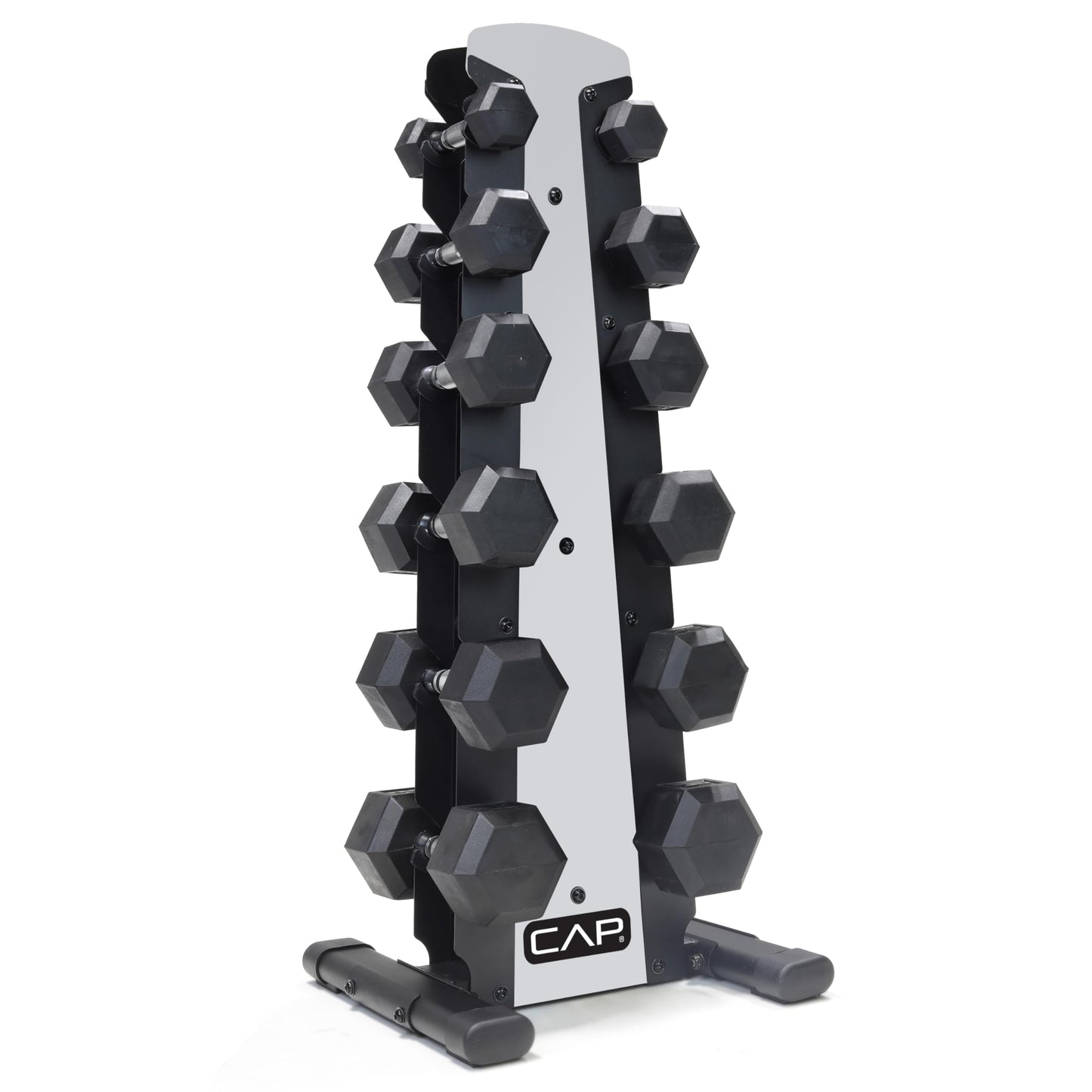 CAP Barbell Dumbbell Set with Rack | Multiple Options in 150lbs and 210lbs