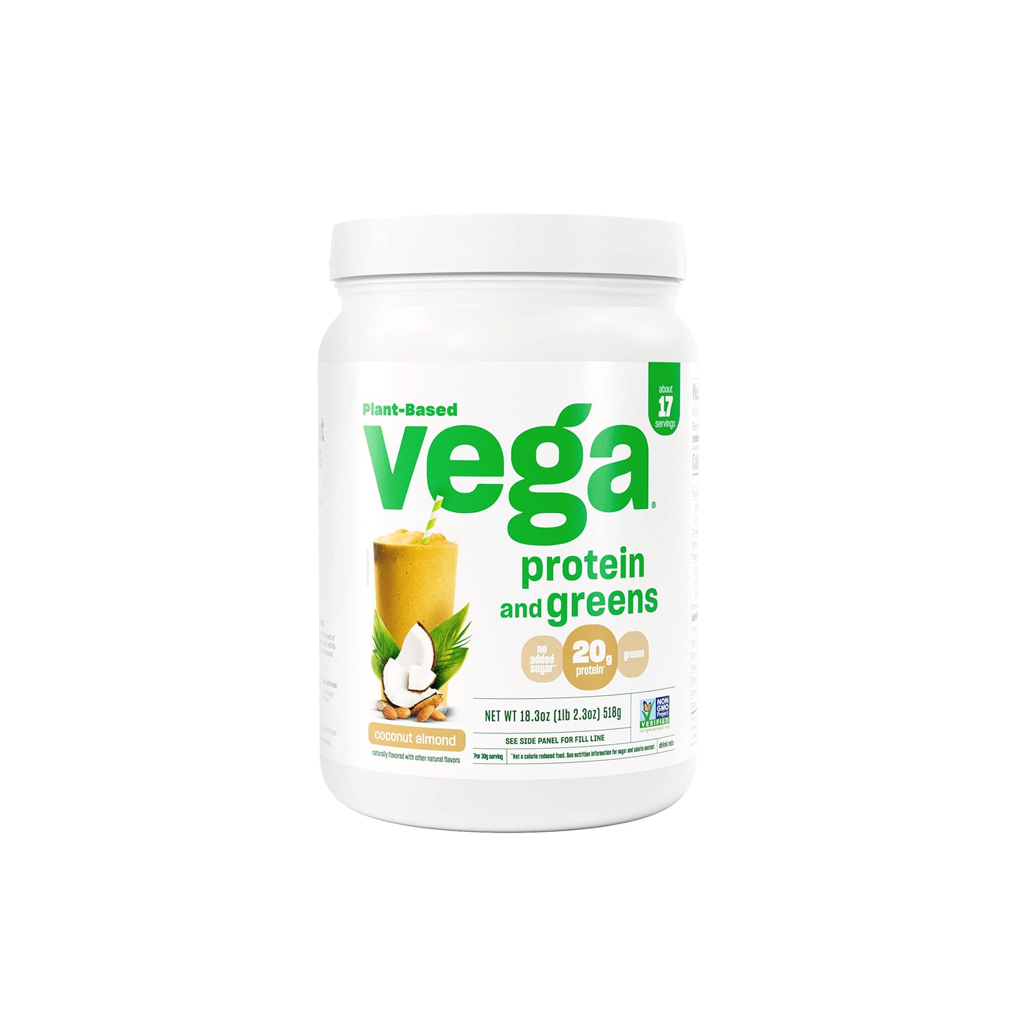 Vega Protein & Greens Powder, Chocolate, 28.7 Ounce