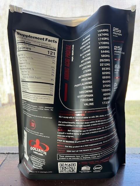 Goliath Labs GL 100% Whey Protein Powder 20 lb (Chocolate)