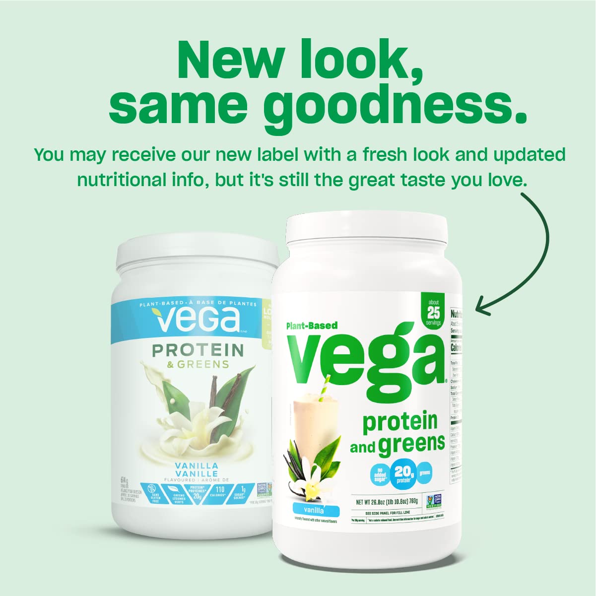 Vega Protein & Greens Powder, Chocolate, 28.7 Ounce