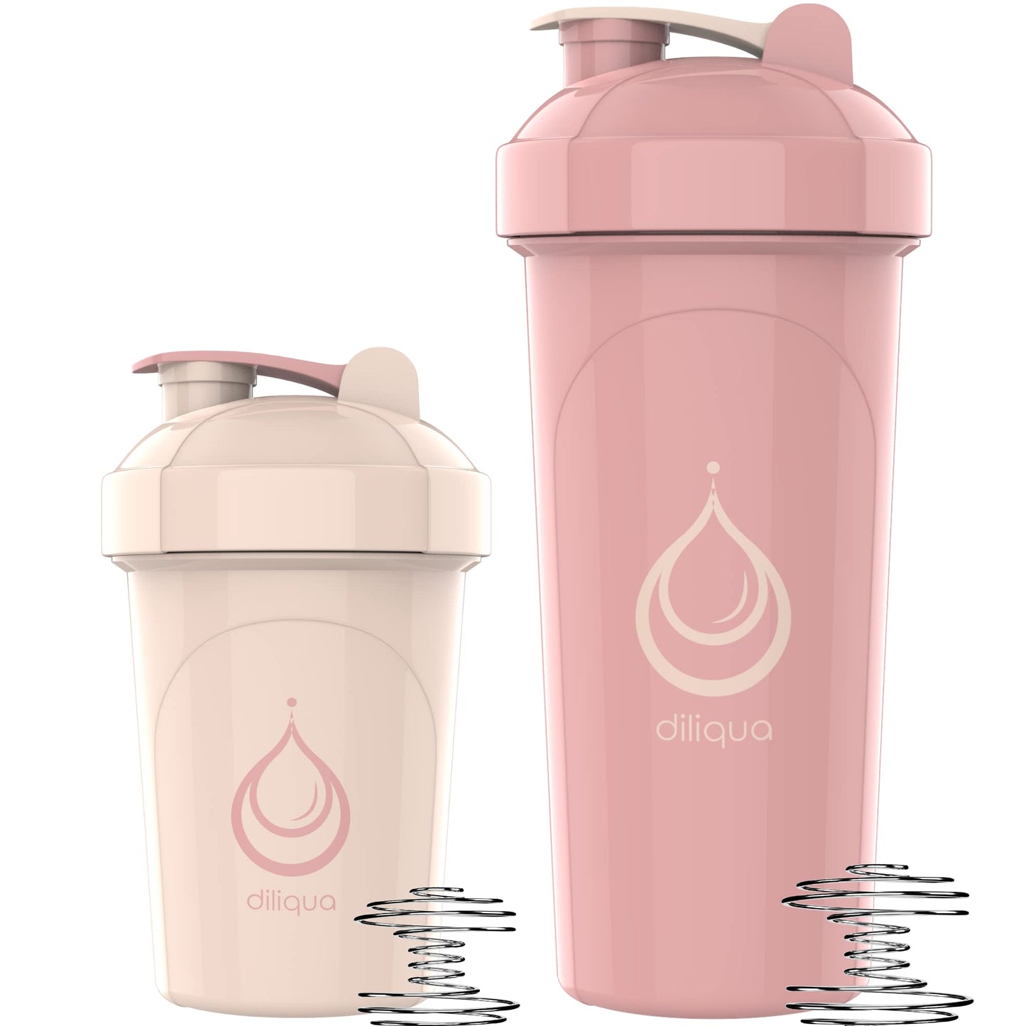 4 PACK, 20 oz Shaker Bottles for Protein Mixes | BPA-Free & Dishwasher Safe | 4 small protein shaker bottle | Shaker Cups for protein shakes | Blender Shaker Bottle Pack