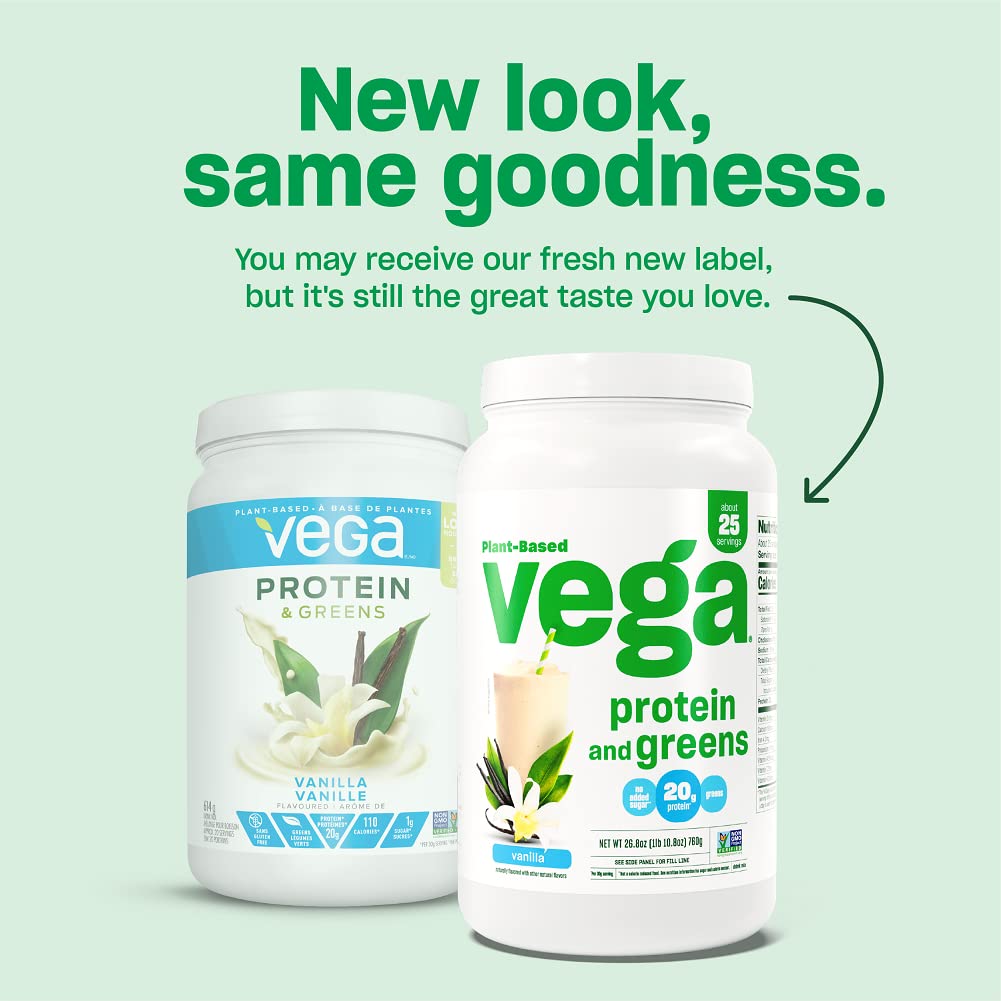 Vega Protein & Greens Powder, Chocolate, 28.7 Ounce