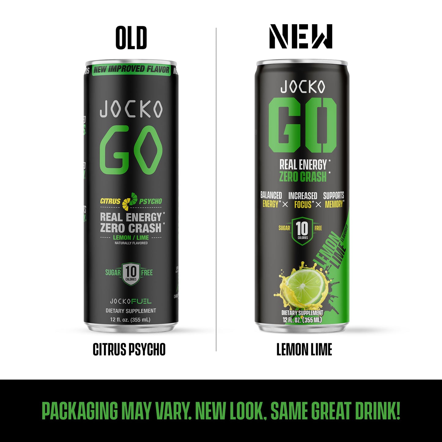 Jocko GO Energy Drink (Afterburner Orange) - KETO, Vitamin B12, Vitamin B6, Electrolytes, L Theanine, Magnesium- All Natural Energy Boost, Sugar Free Nootropic Monk Fruit Blend - 12 Pack
