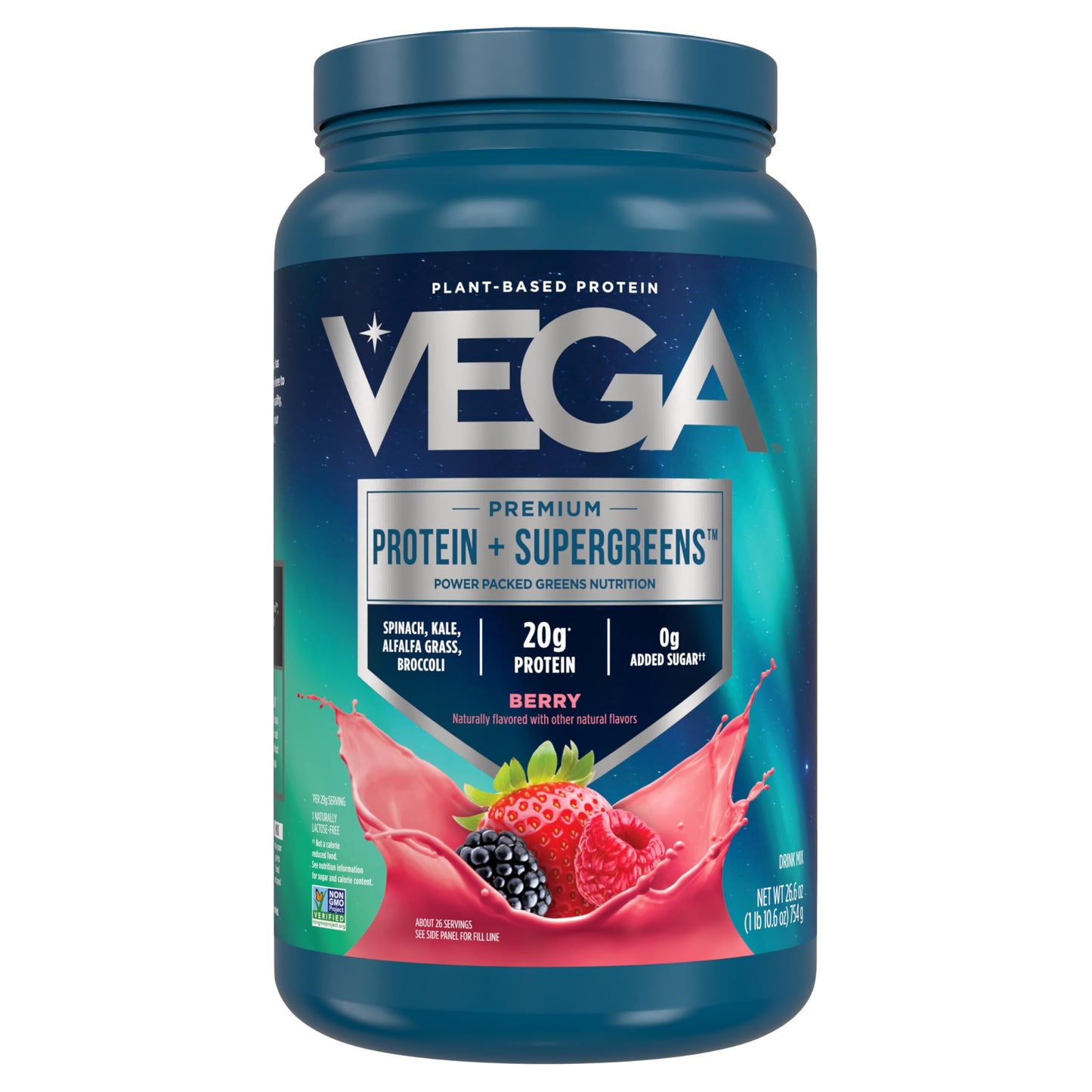 Vega Protein & Greens Powder, Chocolate, 28.7 Ounce