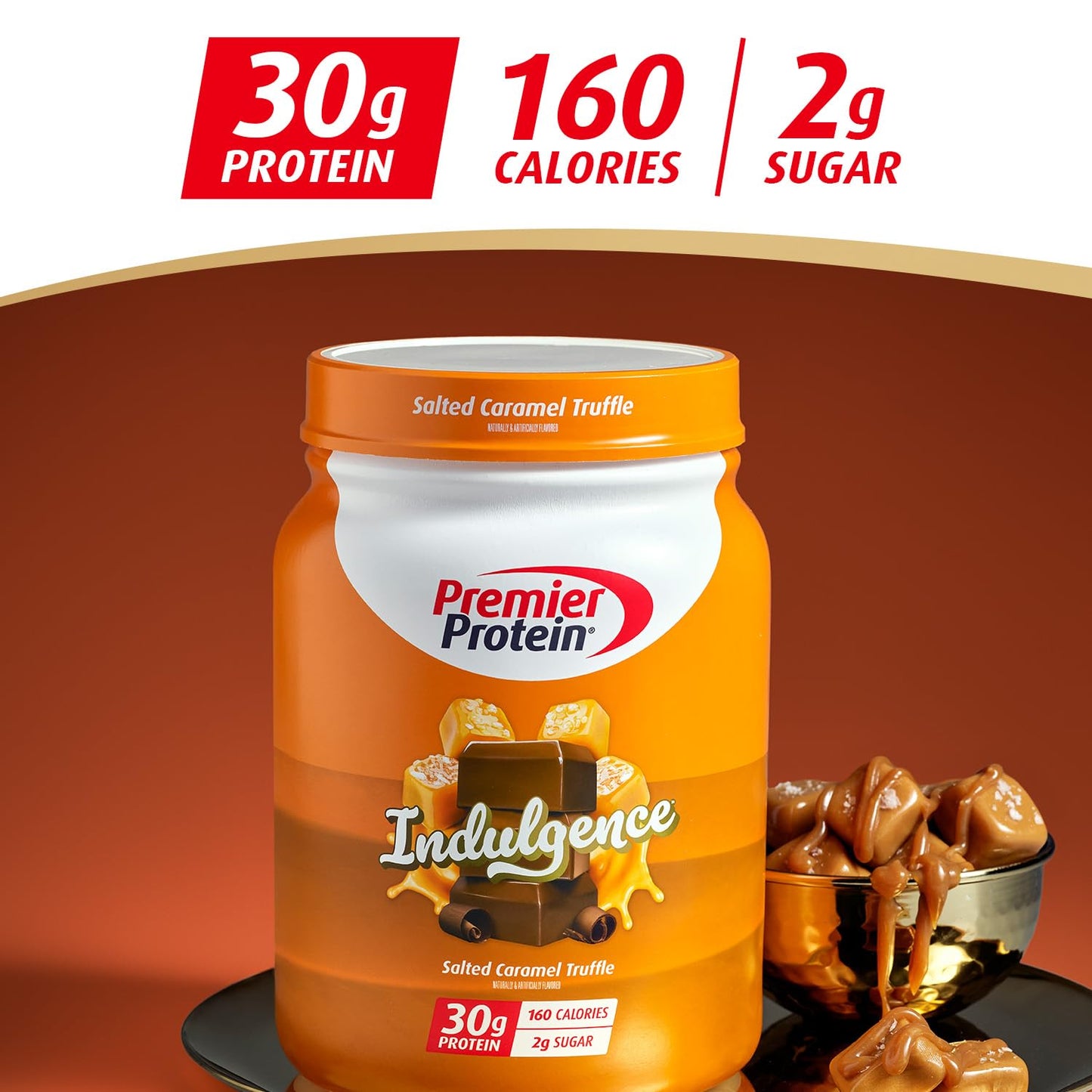 Premier Protein Powder, Chocolate Milkshake, 30g Protein, 1g Sugar, 100% Whey Protein, Keto Friendly, No Soy Ingredients, Gluten Free, 17 Servings, 24.5 Ounce (Pack of 1)