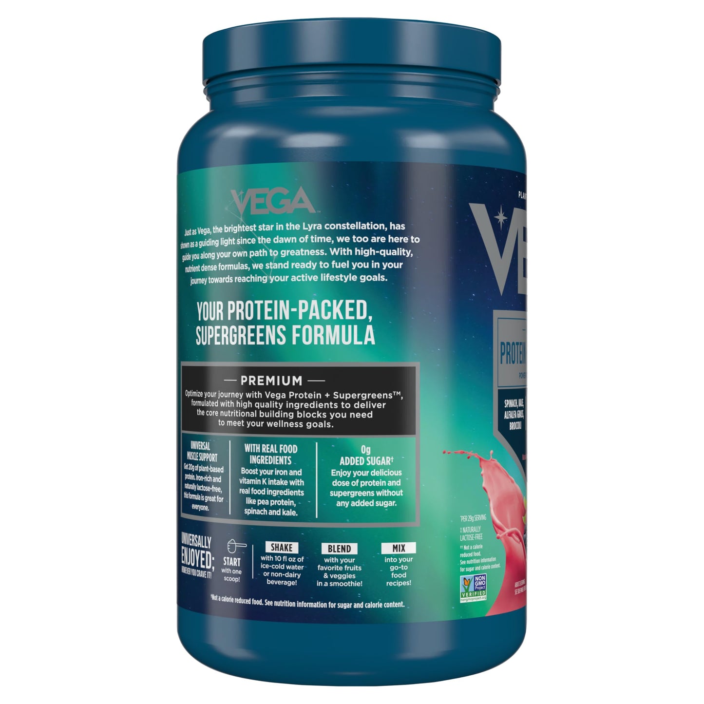Vega Protein & Greens Powder, Chocolate, 28.7 Ounce