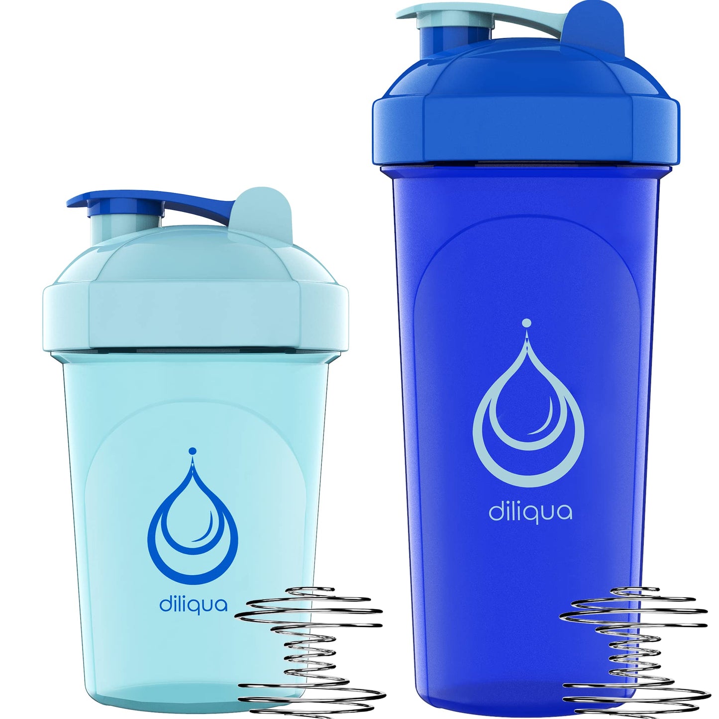 4 PACK, 20 oz Shaker Bottles for Protein Mixes | BPA-Free & Dishwasher Safe | 4 small protein shaker bottle | Shaker Cups for protein shakes | Blender Shaker Bottle Pack