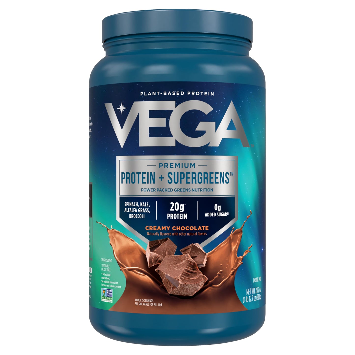 Vega Protein & Greens Powder, Chocolate, 28.7 Ounce