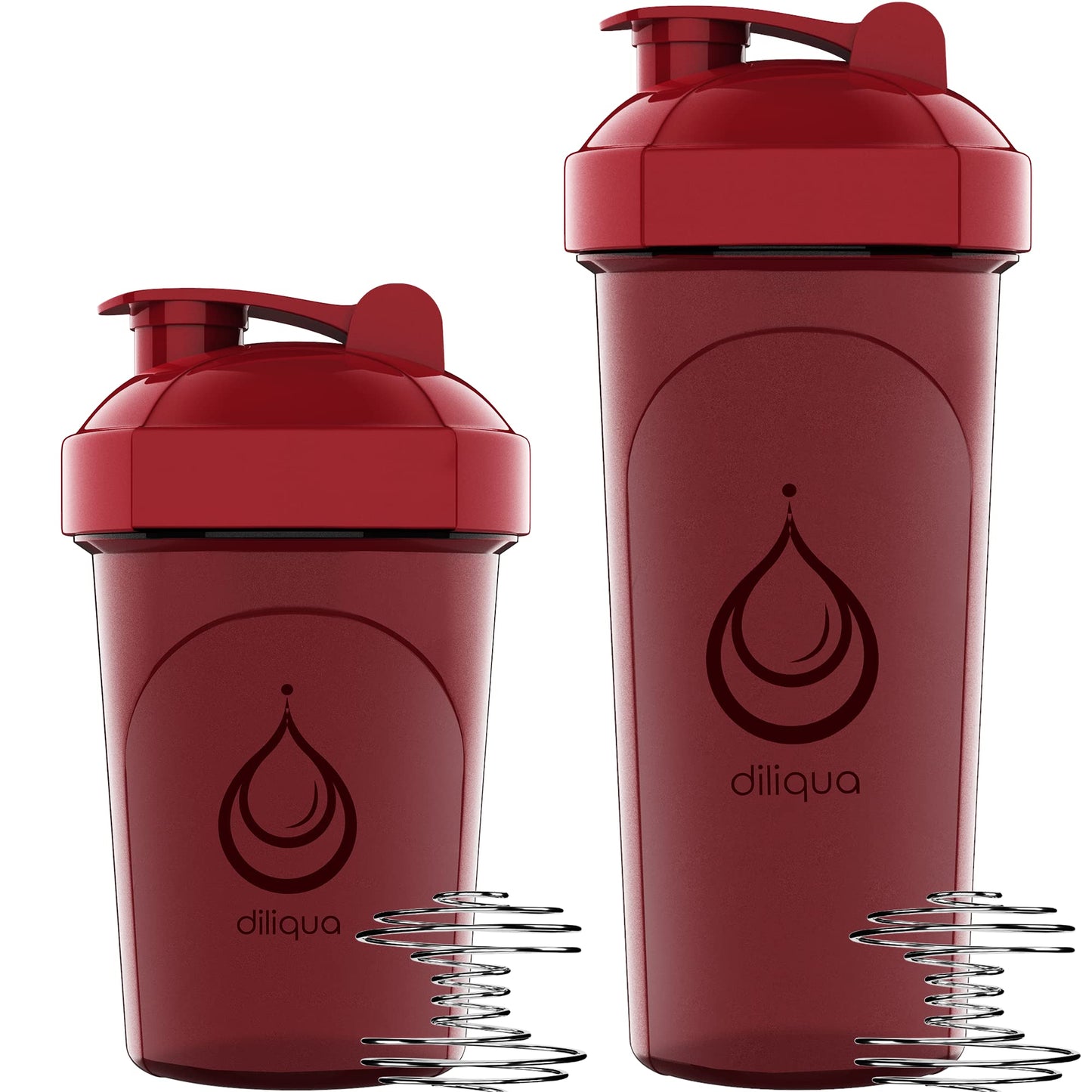 4 PACK, 20 oz Shaker Bottles for Protein Mixes | BPA-Free & Dishwasher Safe | 4 small protein shaker bottle | Shaker Cups for protein shakes | Blender Shaker Bottle Pack