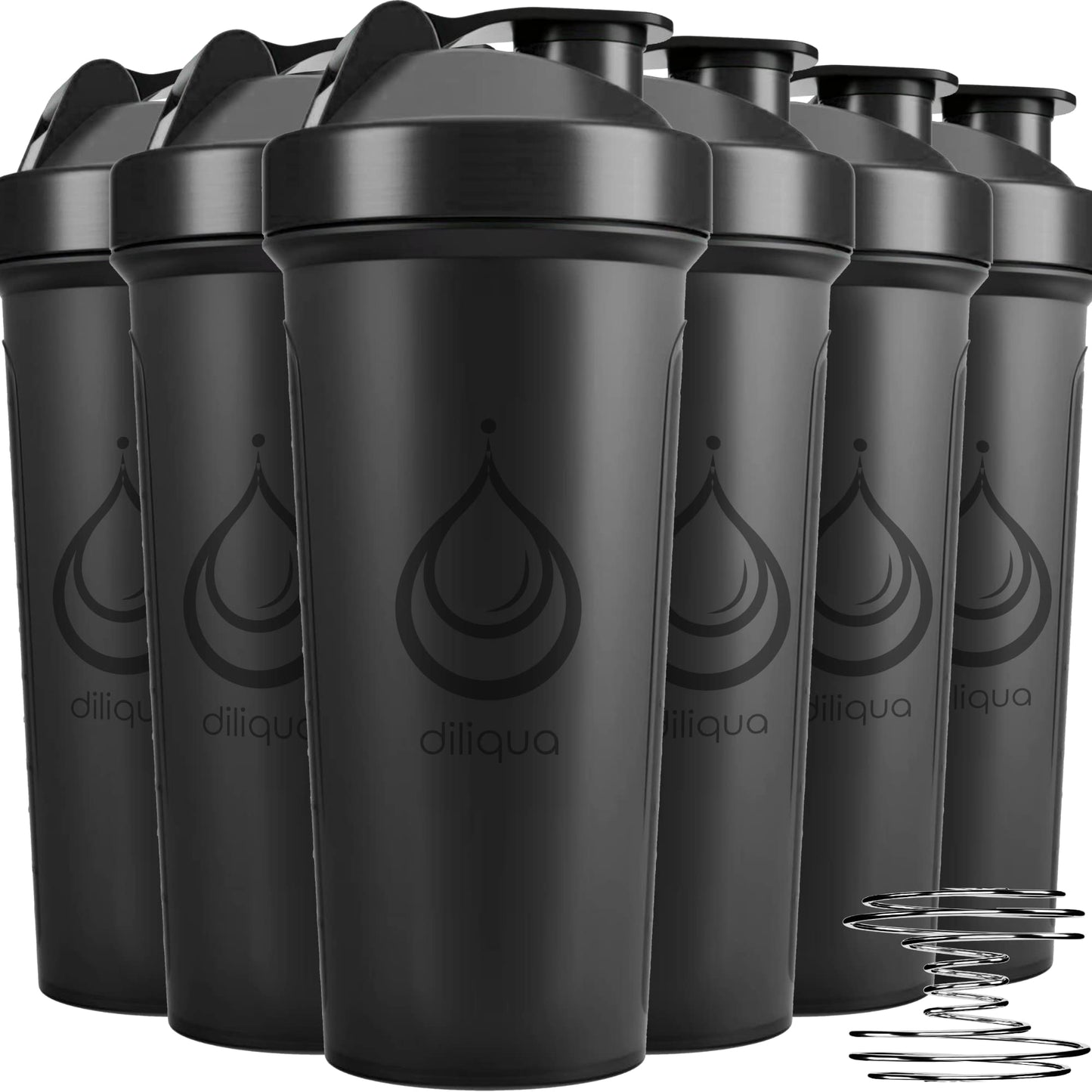 4 PACK, 20 oz Shaker Bottles for Protein Mixes | BPA-Free & Dishwasher Safe | 4 small protein shaker bottle | Shaker Cups for protein shakes | Blender Shaker Bottle Pack