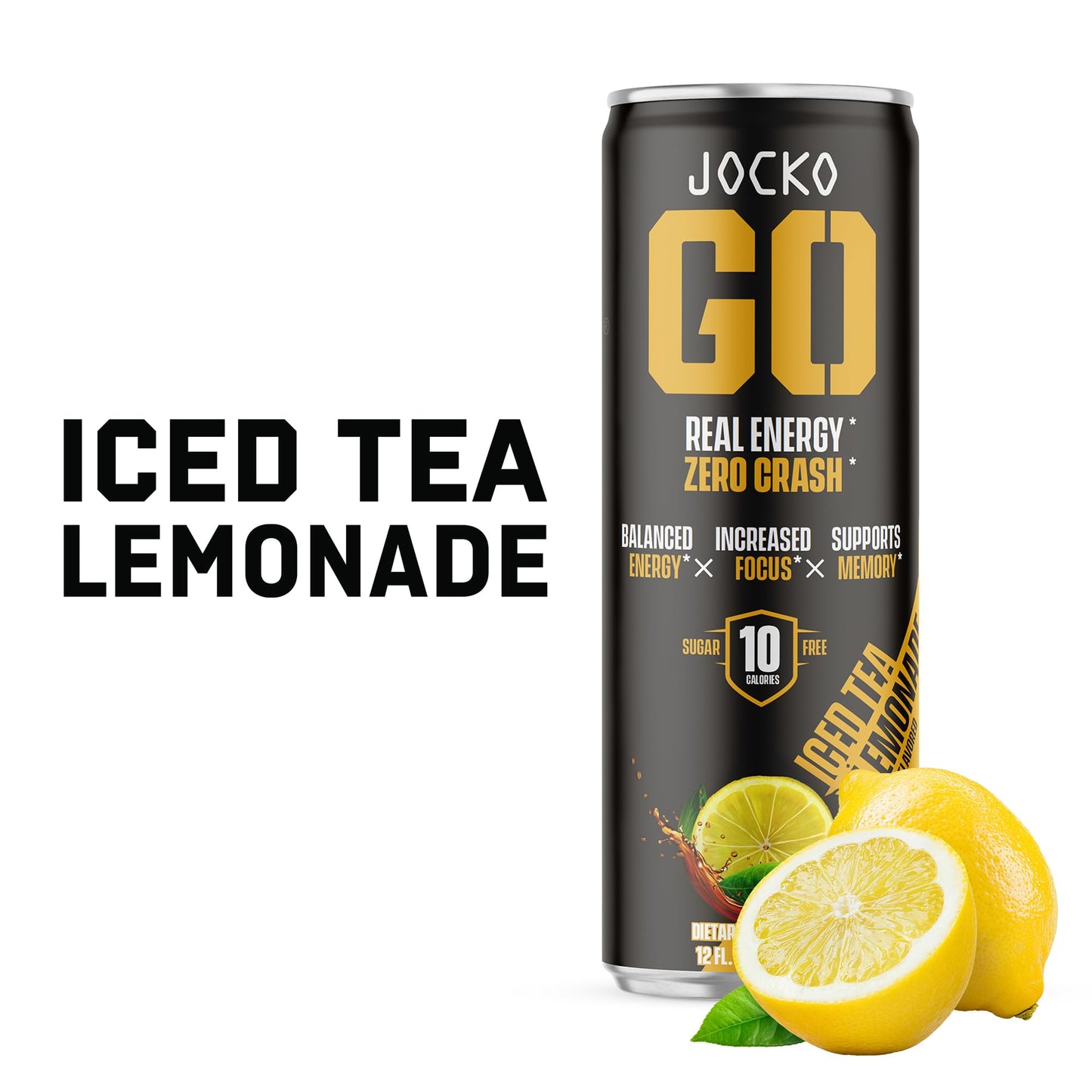 Jocko GO Energy Drink (Afterburner Orange) - KETO, Vitamin B12, Vitamin B6, Electrolytes, L Theanine, Magnesium- All Natural Energy Boost, Sugar Free Nootropic Monk Fruit Blend - 12 Pack