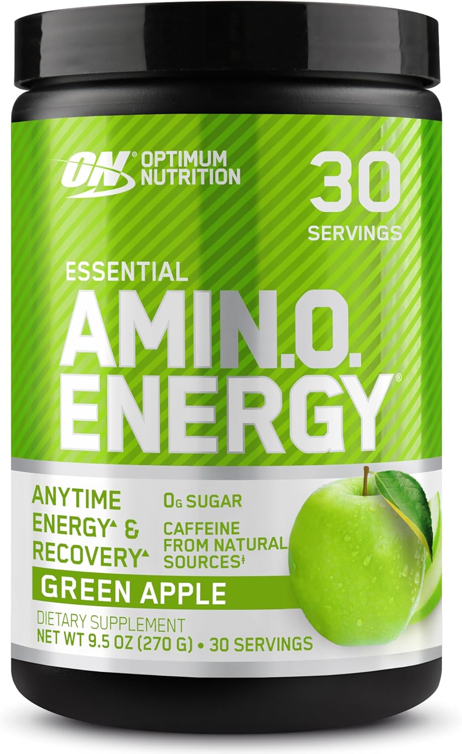 Optimum Nutrition Amino Energy - Pre Workout with Green Tea, BCAA, Amino Acids, Keto Friendly, Green Coffee Extract, Energy Powder - Blue Raspberry, 30 Servings (Packaging May Vary)