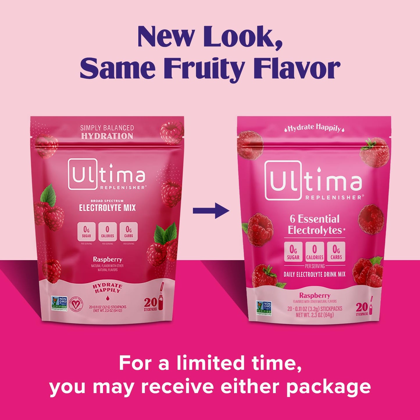 Ultima Replenisher Daily Electrolyte Powder Drink Mix – Original Variety, 20 Stickpacks – Hydration Packets with 6 Electrolytes and Minerals – Keto Friendly, Vegan, Non-GMO and Sugar-Free