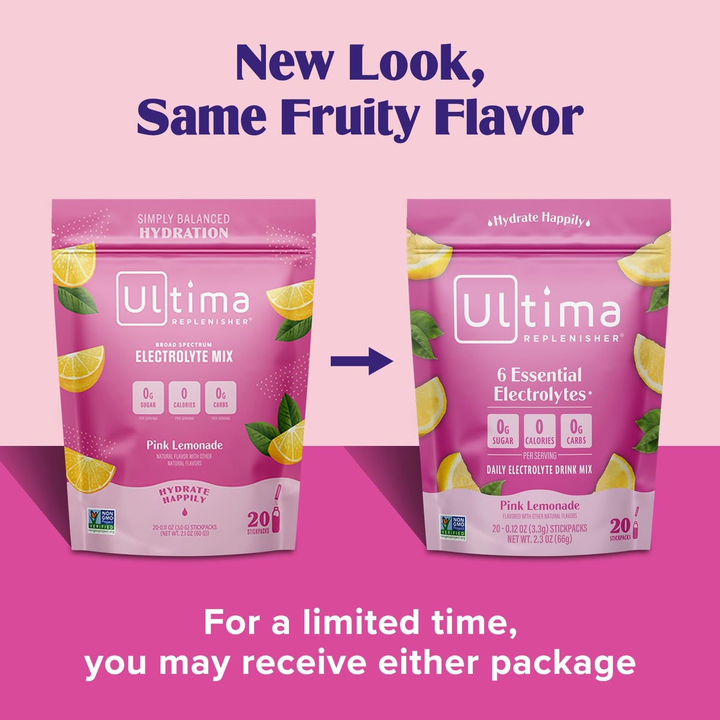 Ultima Replenisher Daily Electrolyte Powder Drink Mix – Original Variety, 20 Stickpacks – Hydration Packets with 6 Electrolytes and Minerals – Keto Friendly, Vegan, Non-GMO and Sugar-Free