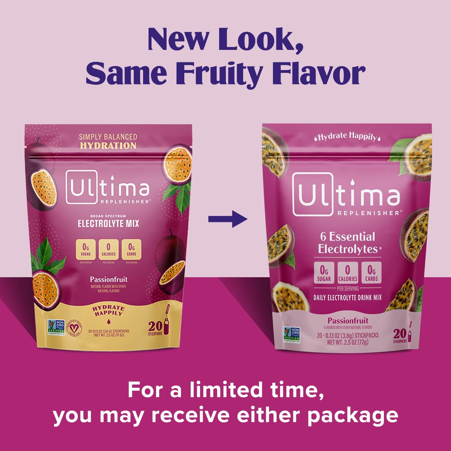Ultima Replenisher Daily Electrolyte Powder Drink Mix – Original Variety, 20 Stickpacks – Hydration Packets with 6 Electrolytes and Minerals – Keto Friendly, Vegan, Non-GMO and Sugar-Free