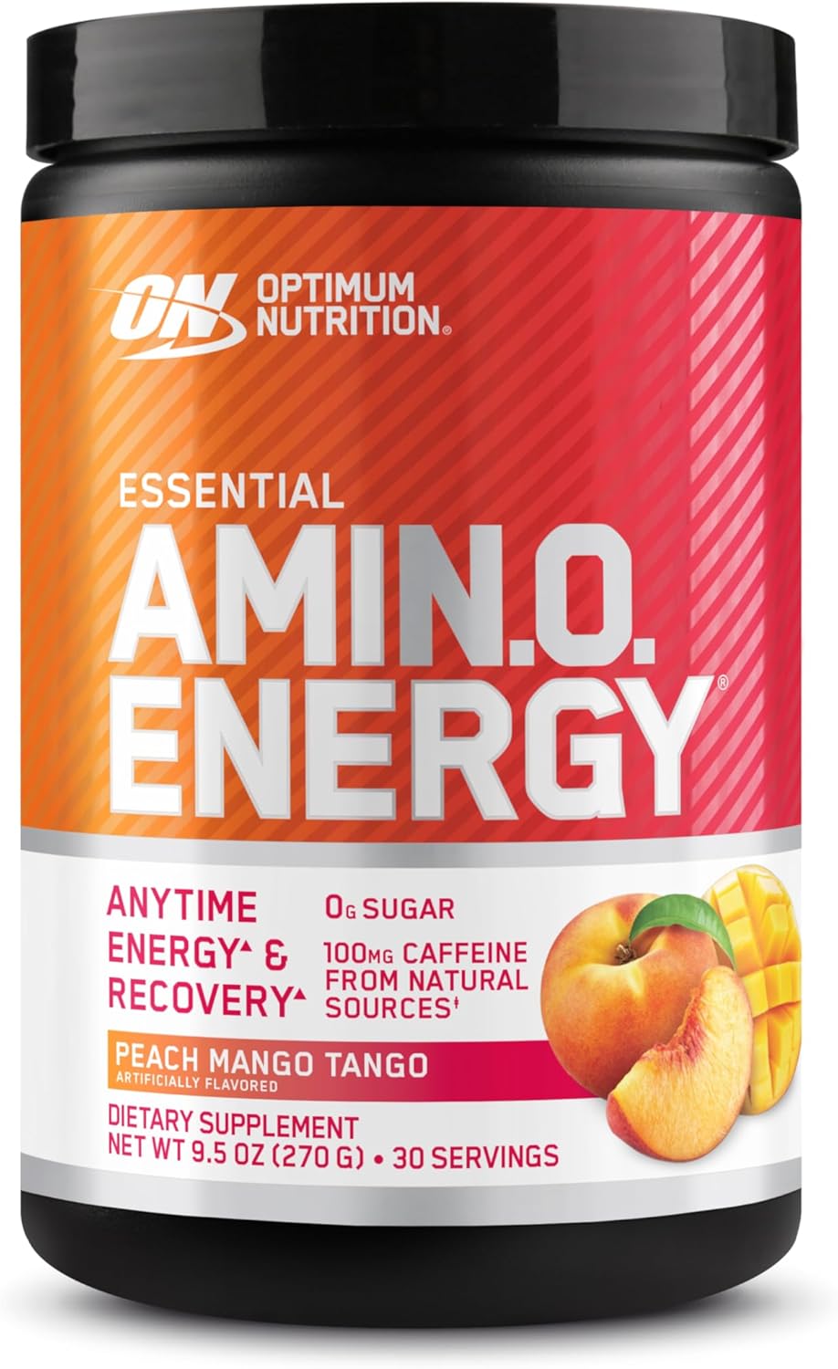 Optimum Nutrition Amino Energy - Pre Workout with Green Tea, BCAA, Amino Acids, Keto Friendly, Green Coffee Extract, Energy Powder - Blue Raspberry, 30 Servings (Packaging May Vary)