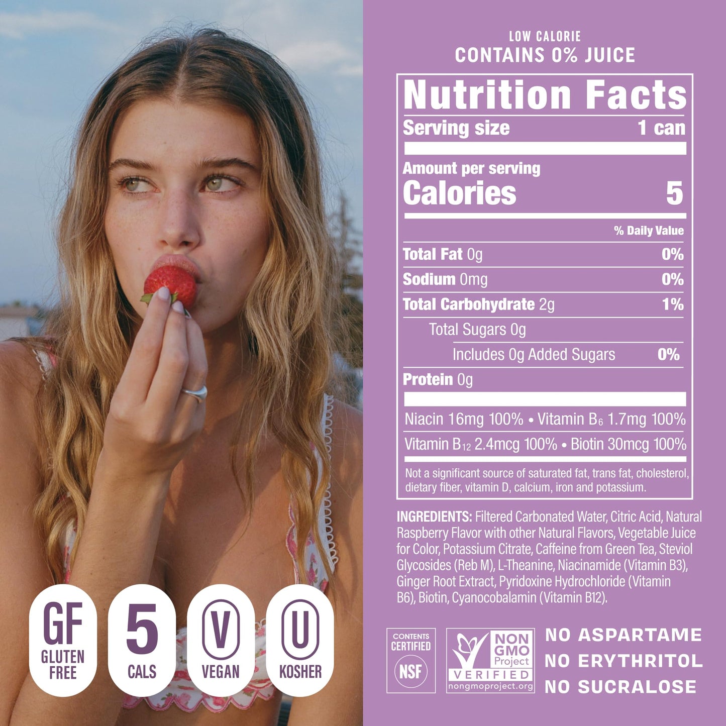 GORGIE Bestsellers Variety, Sugar-Free Natural Energy Drink Sparkling, Healthy Energy Drinks - Green Tea, Biotin, B Vitamins -150mg Caffeine, Vegan, & Low Calorie (Pack of 12)