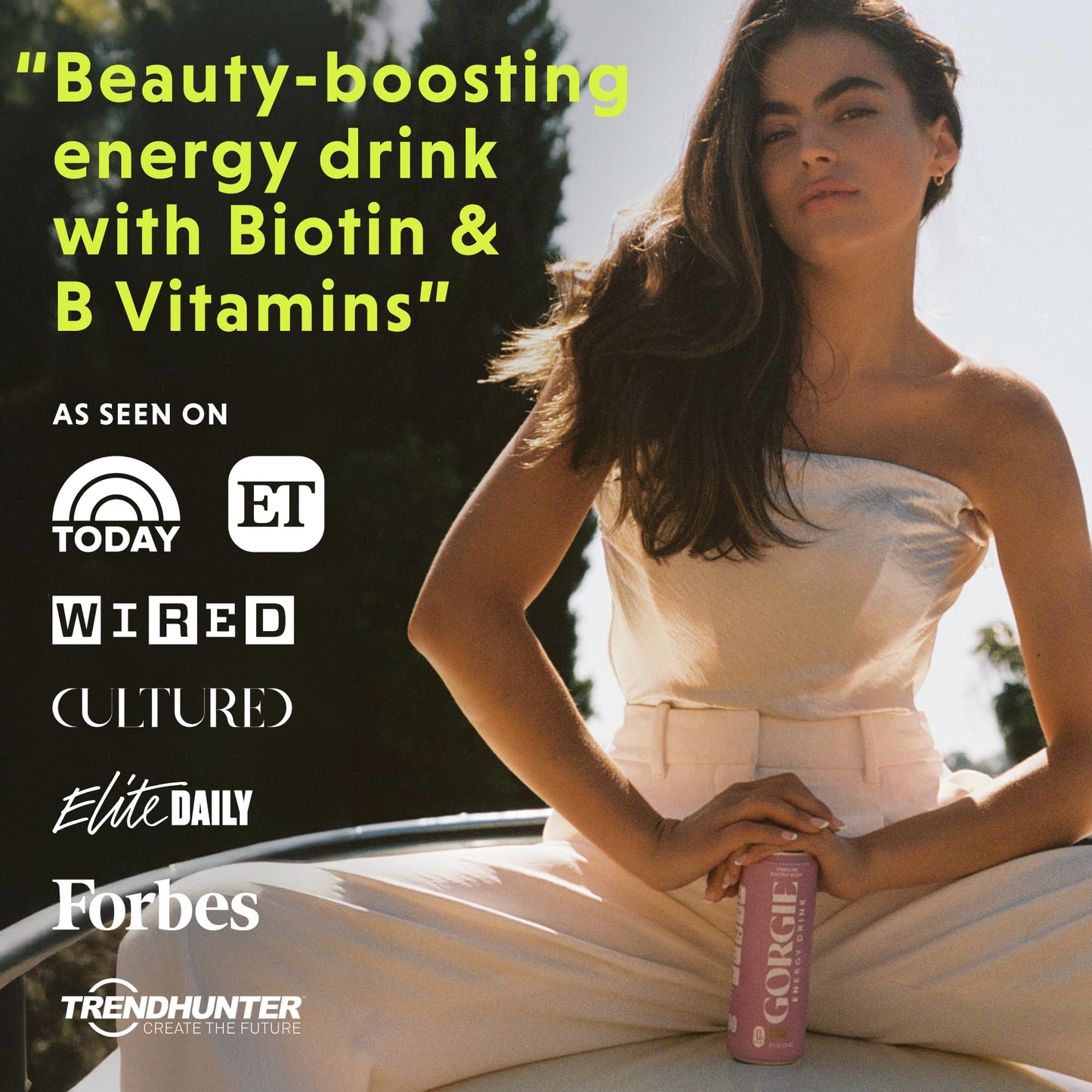 GORGIE Bestsellers Variety, Sugar-Free Natural Energy Drink Sparkling, Healthy Energy Drinks - Green Tea, Biotin, B Vitamins -150mg Caffeine, Vegan, & Low Calorie (Pack of 12)