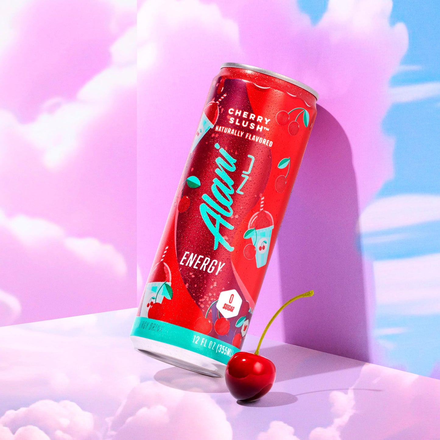 Alani Nu VARIETY PACK CHERRY TWIST, PINK SLUSH, ORANGE KISS Sugar Free, Low Calorie Energy Drinks, 200mg Caffeine, Biotin B Vitamins, Zero Sugar, 10 Calories, 12 Fl Oz Cans, 12 Pack