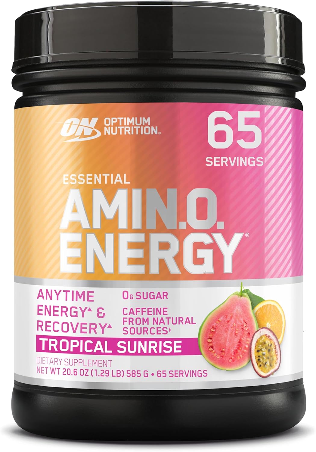 Optimum Nutrition Amino Energy - Pre Workout with Green Tea, BCAA, Amino Acids, Keto Friendly, Green Coffee Extract, Energy Powder - Blue Raspberry, 30 Servings (Packaging May Vary)