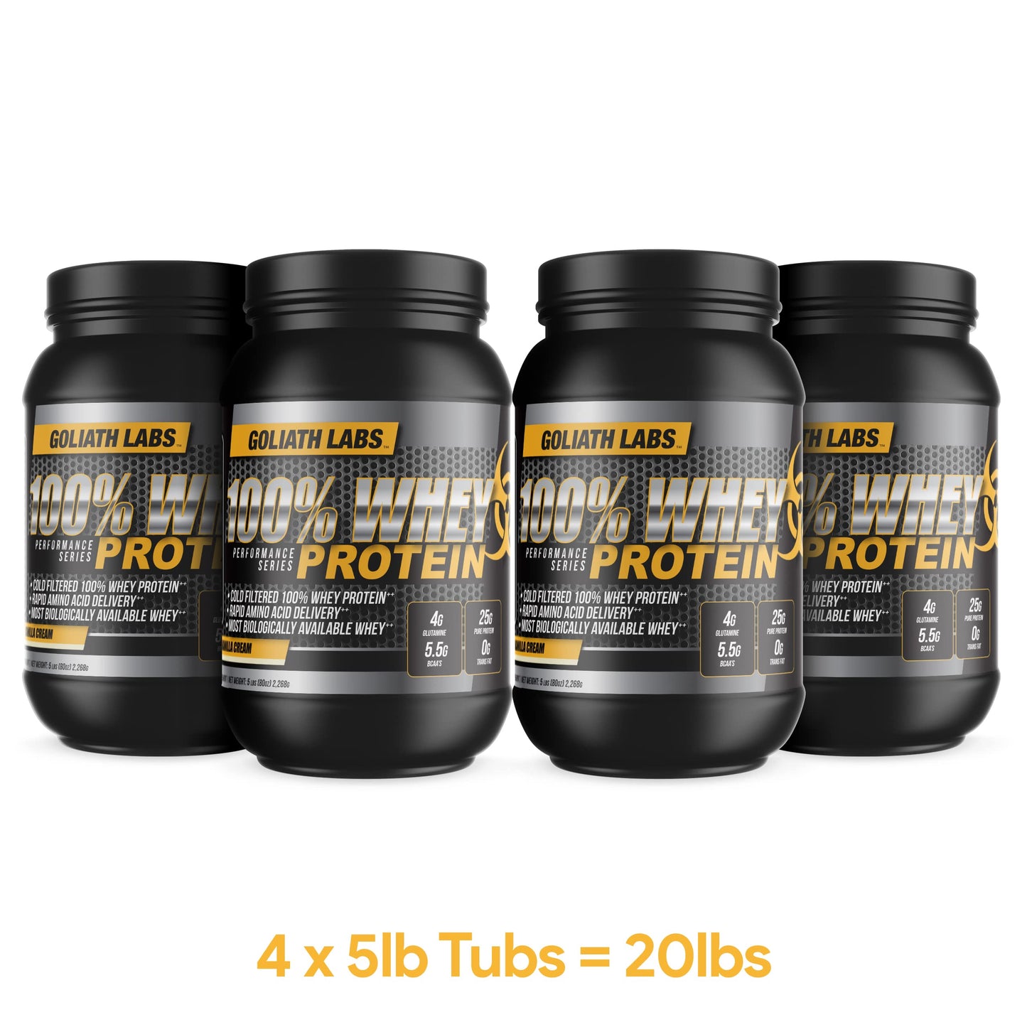 Goliath Labs GL 100% Whey Protein Powder 20 lb (Chocolate)
