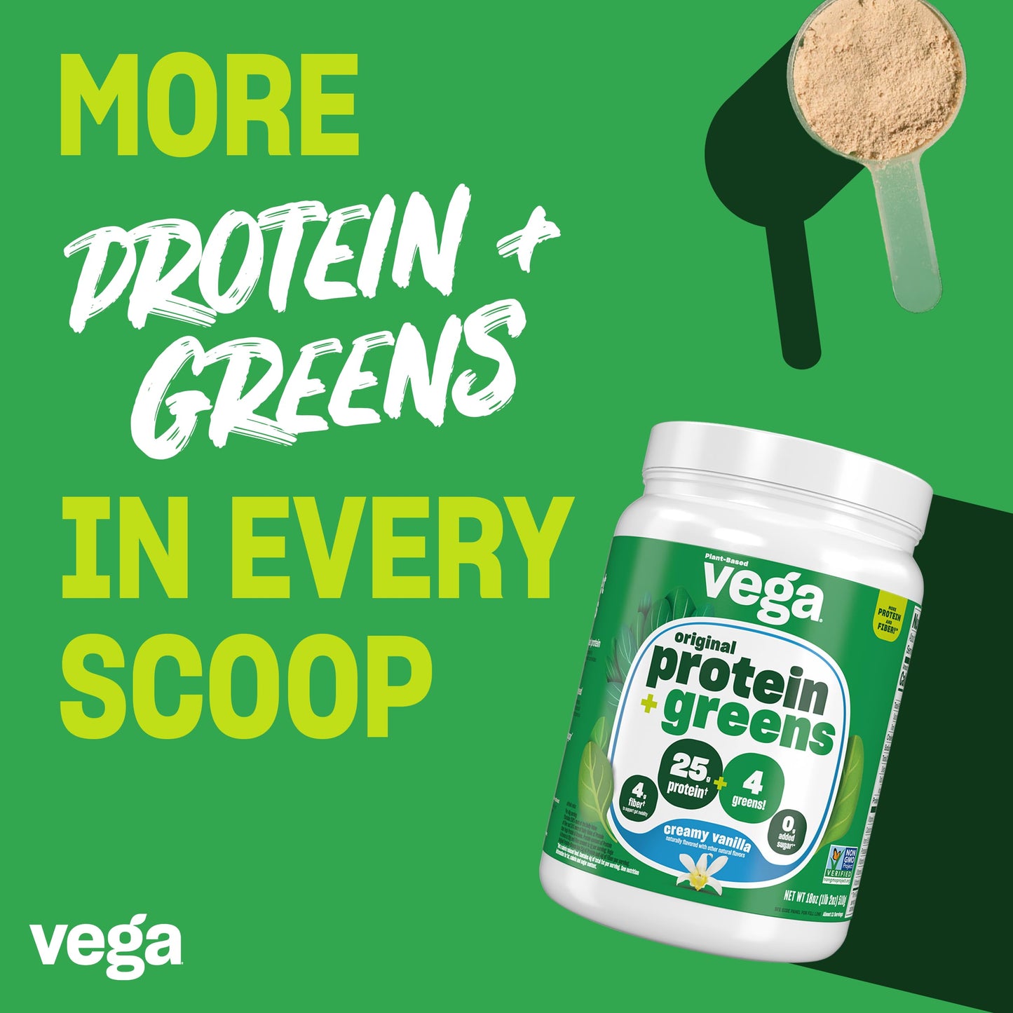 Vega Protein & Greens Powder, Chocolate, 28.7 Ounce