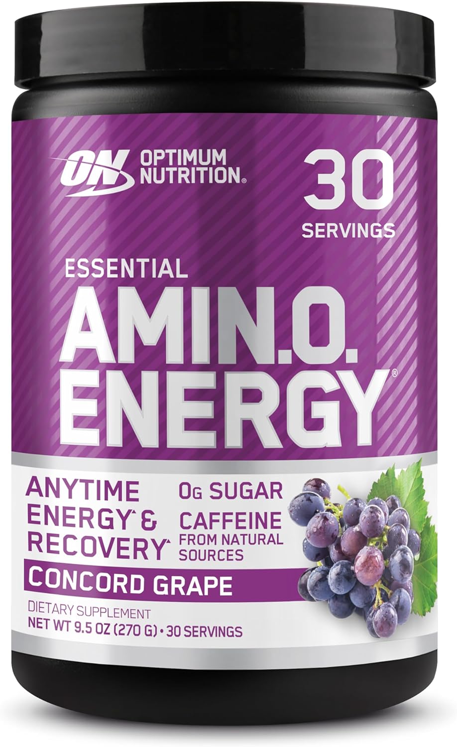 Optimum Nutrition Amino Energy - Pre Workout with Green Tea, BCAA, Amino Acids, Keto Friendly, Green Coffee Extract, Energy Powder - Blue Raspberry, 30 Servings (Packaging May Vary)
