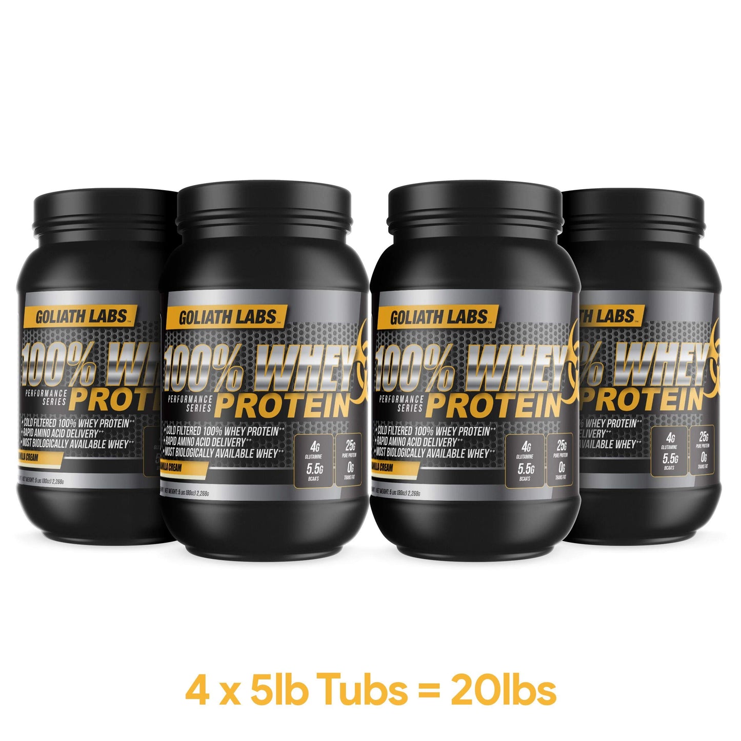 Goliath Labs GL 100% Whey Protein Powder 20 lb (Chocolate)