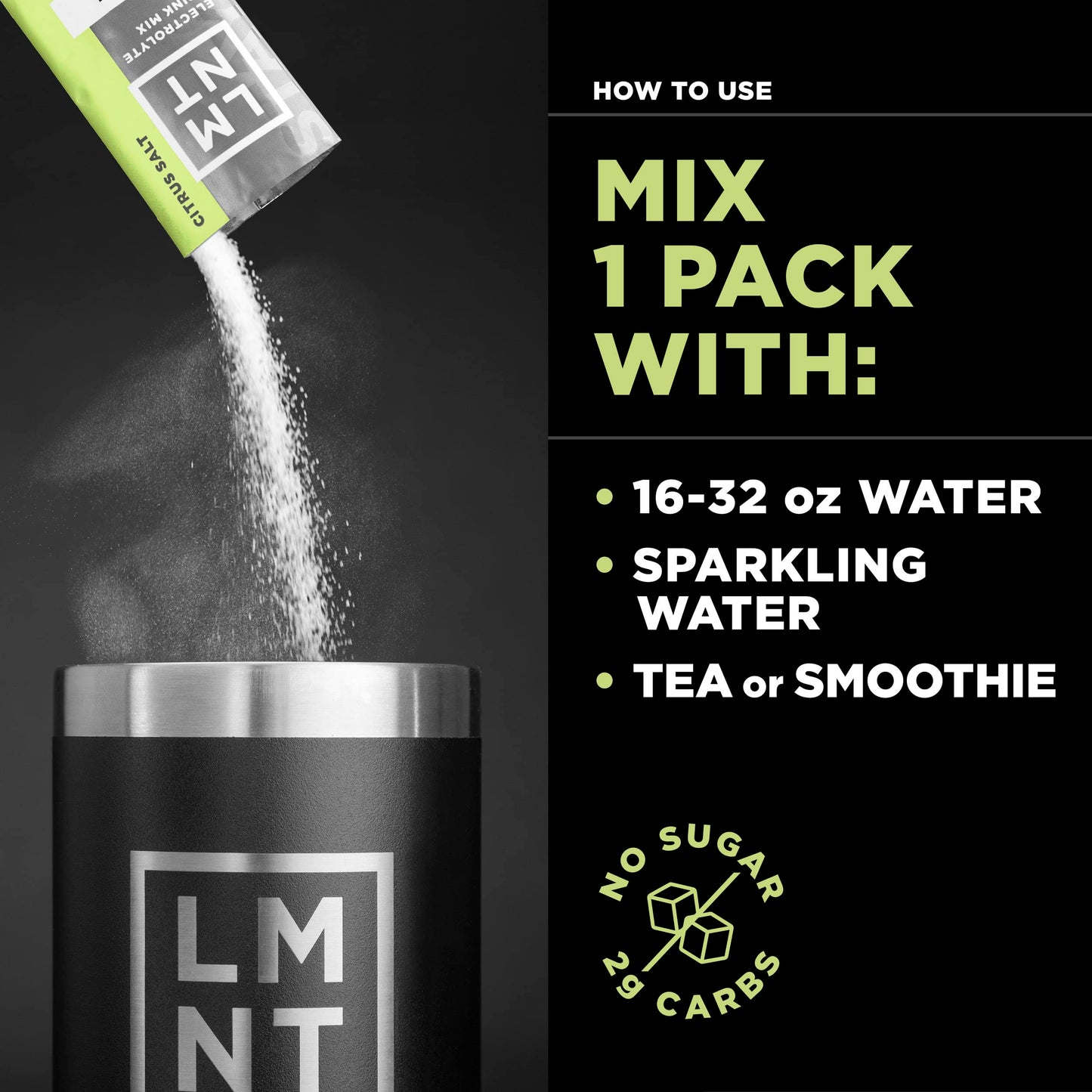 LMNT Zero Sugar Electrolytes - Raspberry Salt | Drink Mix | 30-Count