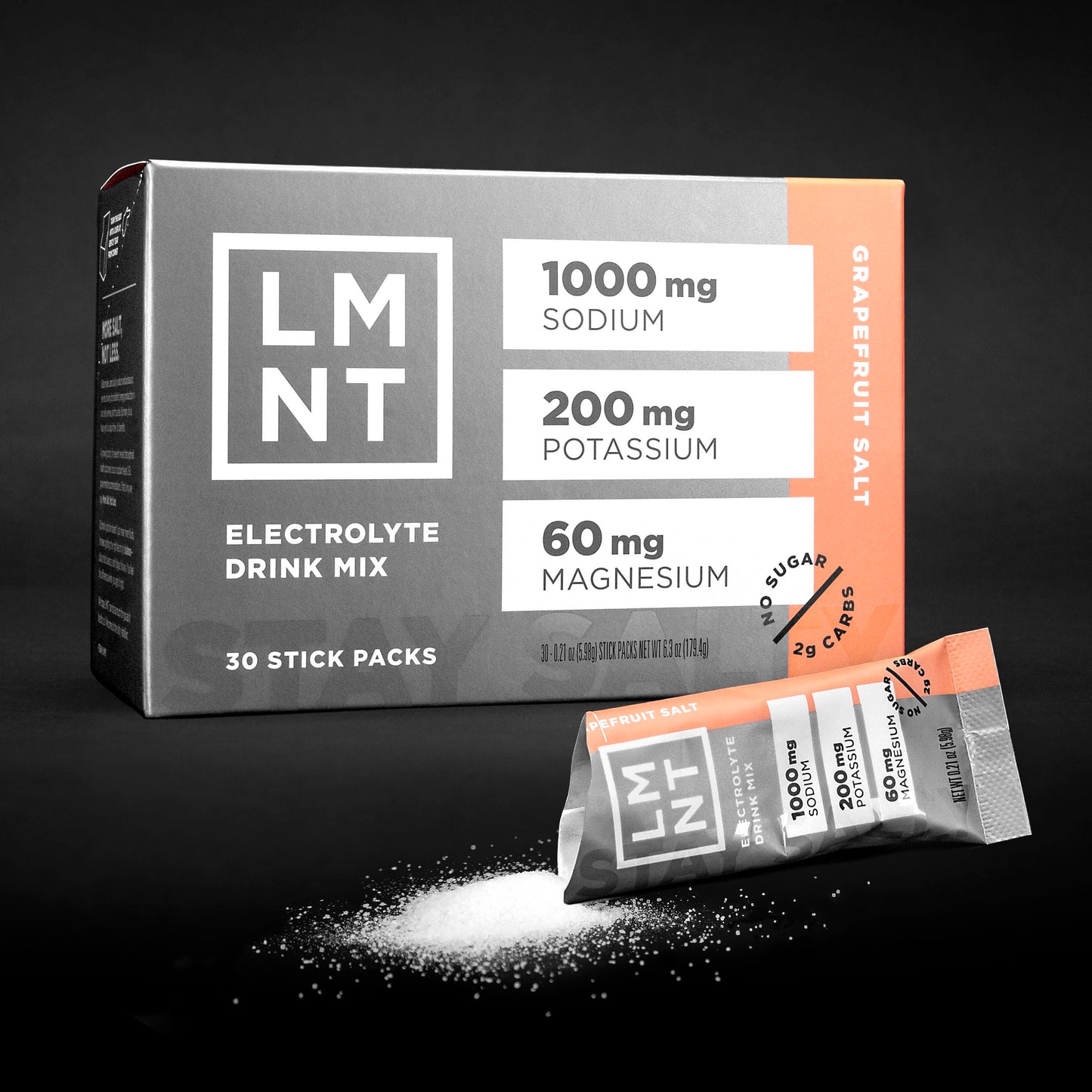 LMNT Zero Sugar Electrolytes - Raspberry Salt | Drink Mix | 30-Count
