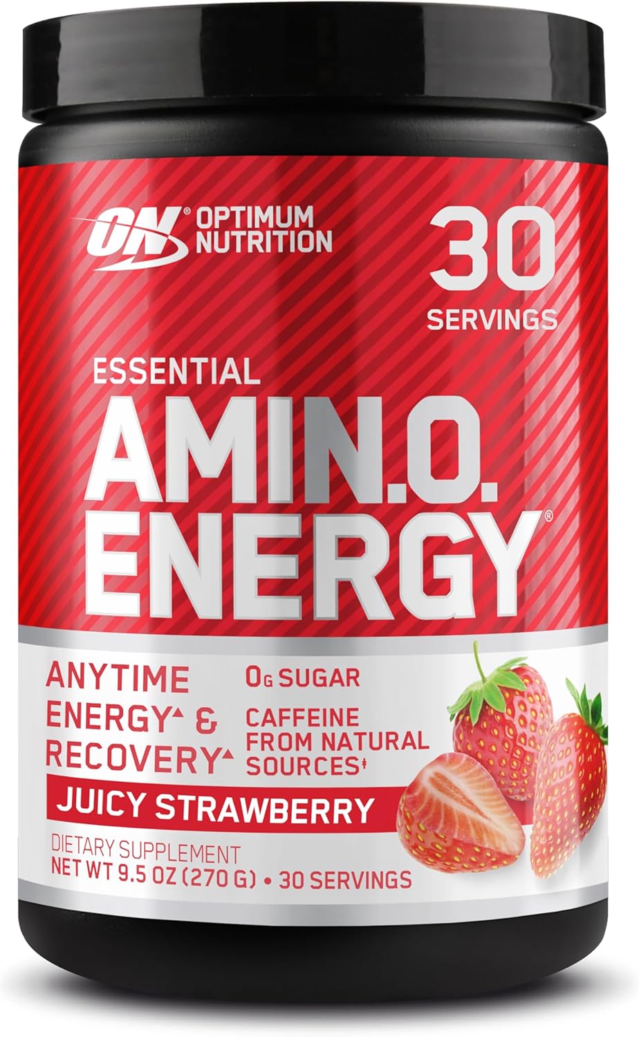 Optimum Nutrition Amino Energy - Pre Workout with Green Tea, BCAA, Amino Acids, Keto Friendly, Green Coffee Extract, Energy Powder - Blue Raspberry, 30 Servings (Packaging May Vary)
