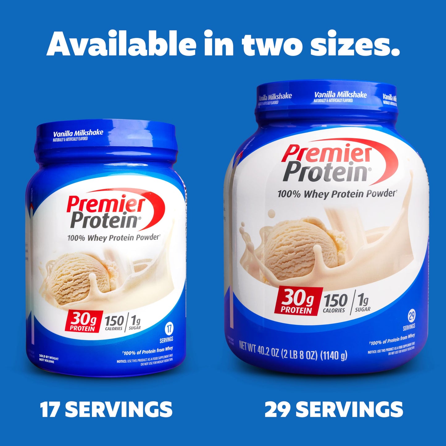 Premier Protein Powder, Chocolate Milkshake, 30g Protein, 1g Sugar, 100% Whey Protein, Keto Friendly, No Soy Ingredients, Gluten Free, 17 Servings, 24.5 Ounce (Pack of 1)