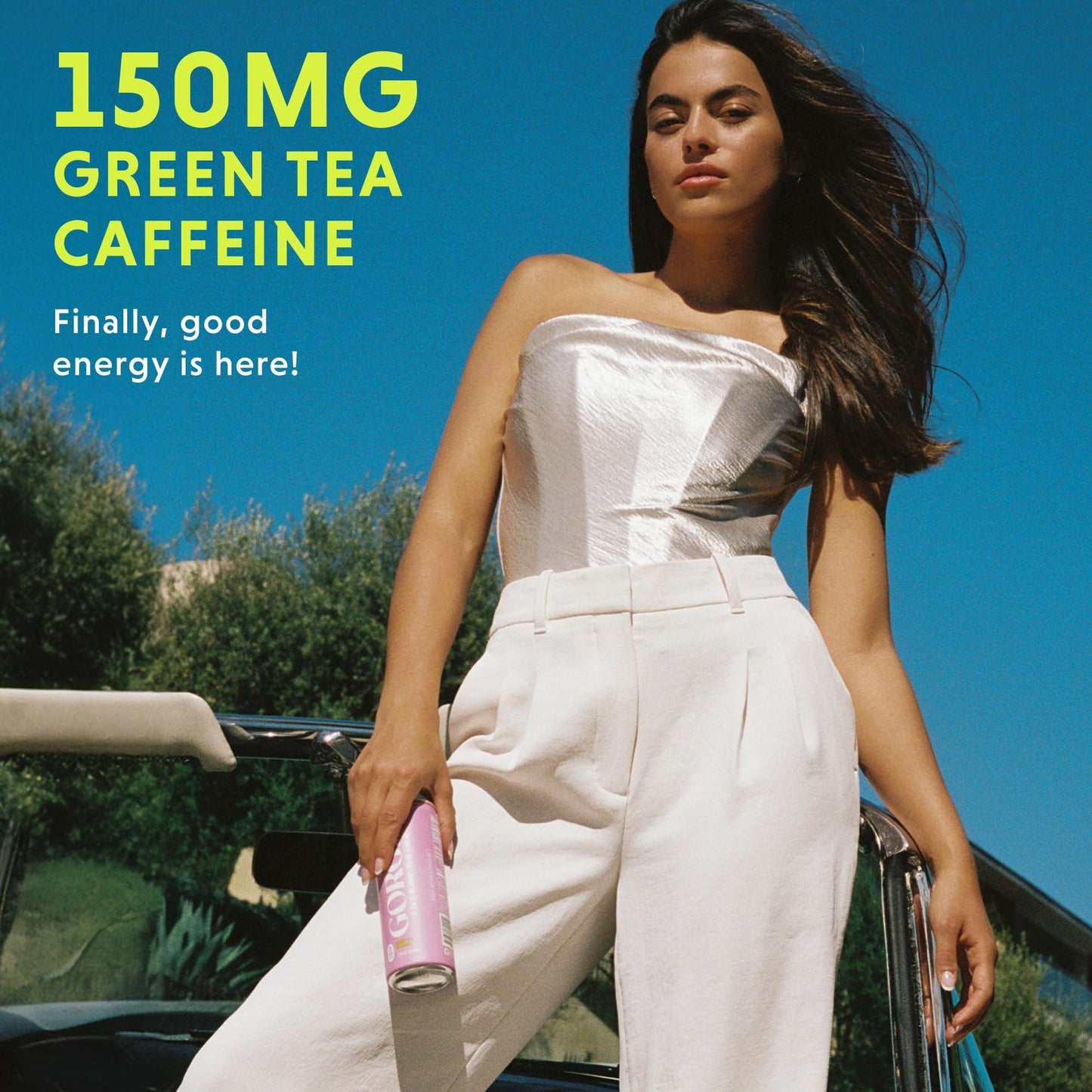 GORGIE Bestsellers Variety, Sugar-Free Natural Energy Drink Sparkling, Healthy Energy Drinks - Green Tea, Biotin, B Vitamins -150mg Caffeine, Vegan, & Low Calorie (Pack of 12)
