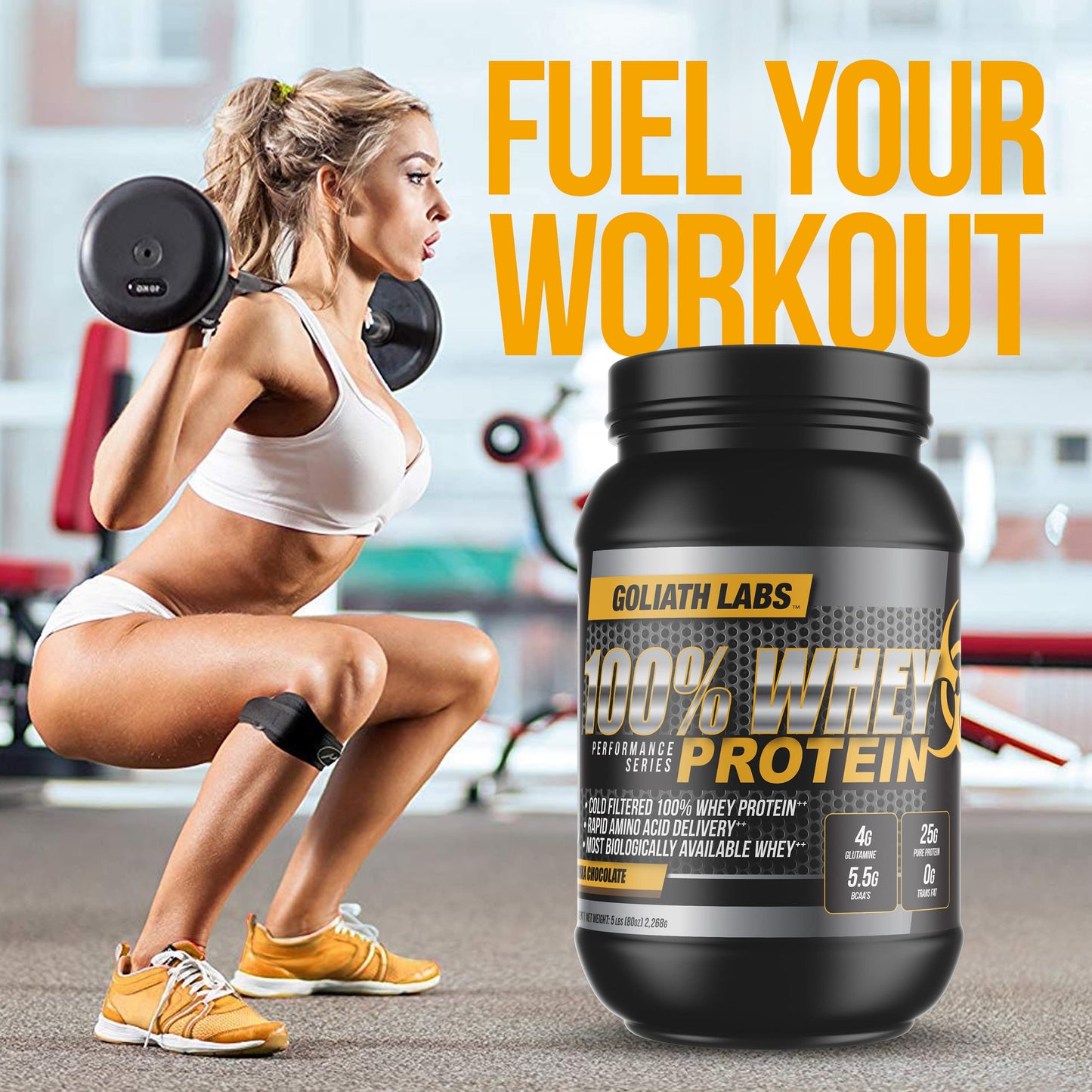 Goliath Labs GL 100% Whey Protein Powder 20 lb (Chocolate)