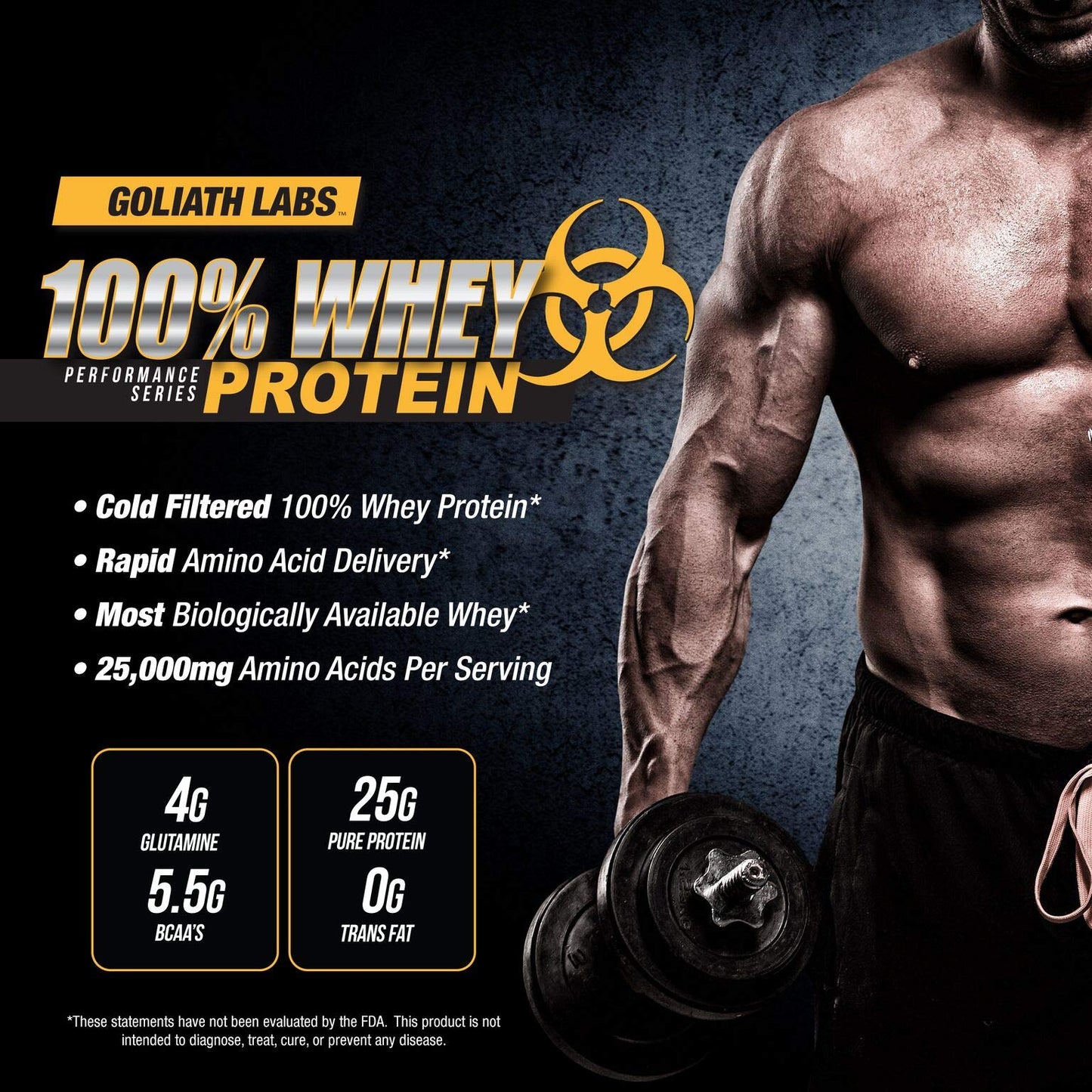 Goliath Labs GL 100% Whey Protein Powder 20 lb (Chocolate)