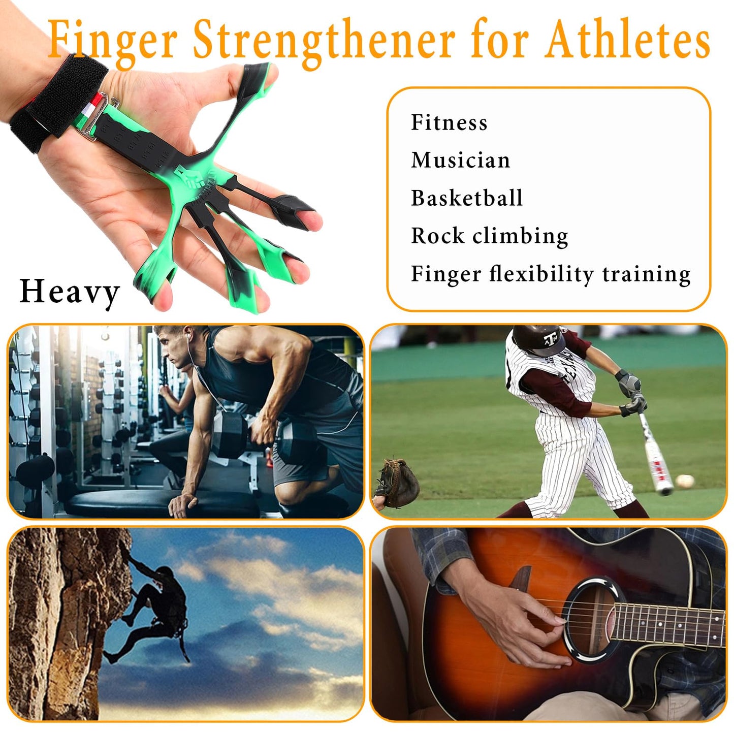 Grip Strength Trainer with Forearm Strengthener, Hand Grip Strengthener, Hand Extension Exerciser, Stress Relief Ball and Hand Grip Strengthener for Muscle Building and Injury Recover(5 PCS)