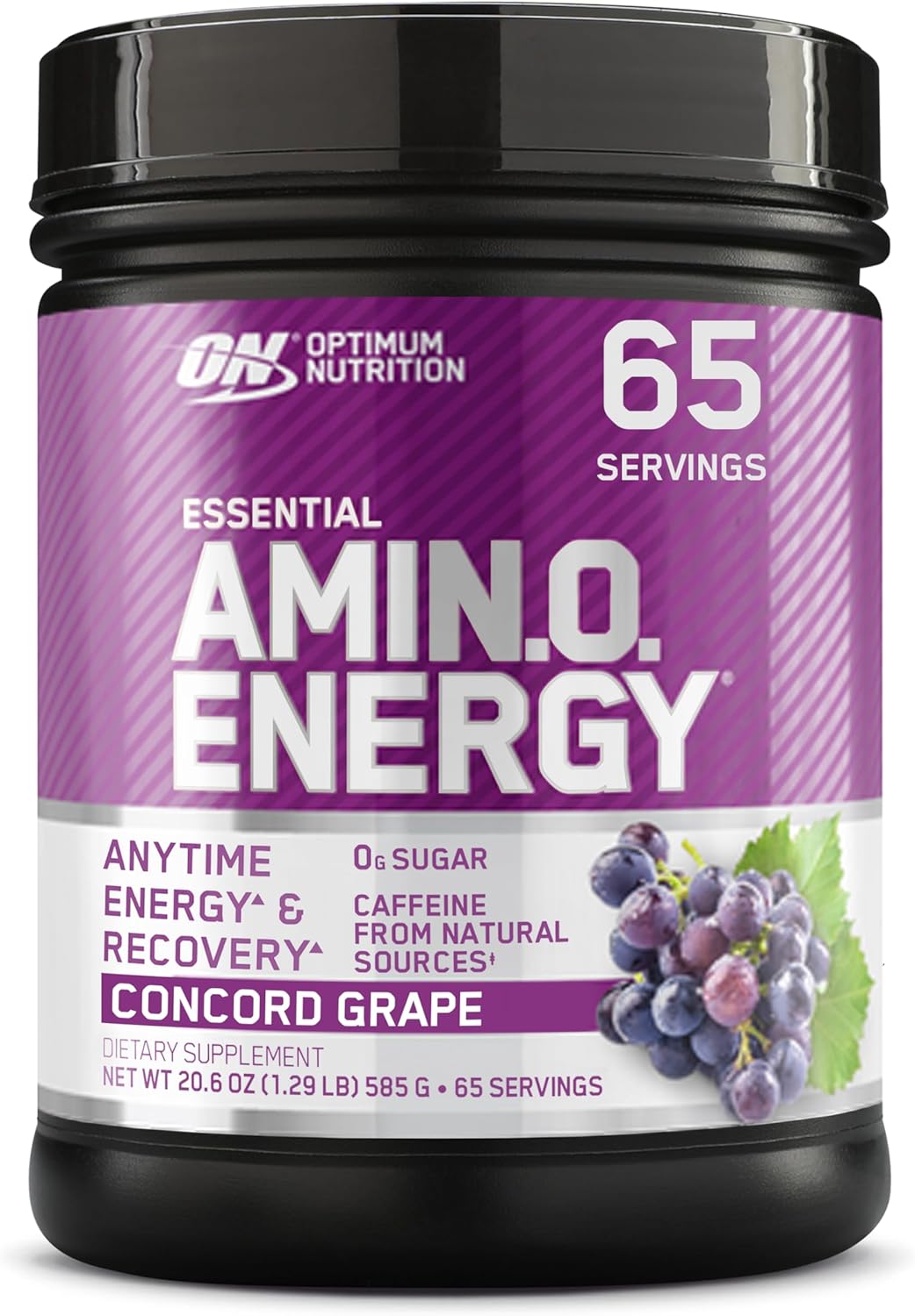 Optimum Nutrition Amino Energy - Pre Workout with Green Tea, BCAA, Amino Acids, Keto Friendly, Green Coffee Extract, Energy Powder - Blue Raspberry, 30 Servings (Packaging May Vary)