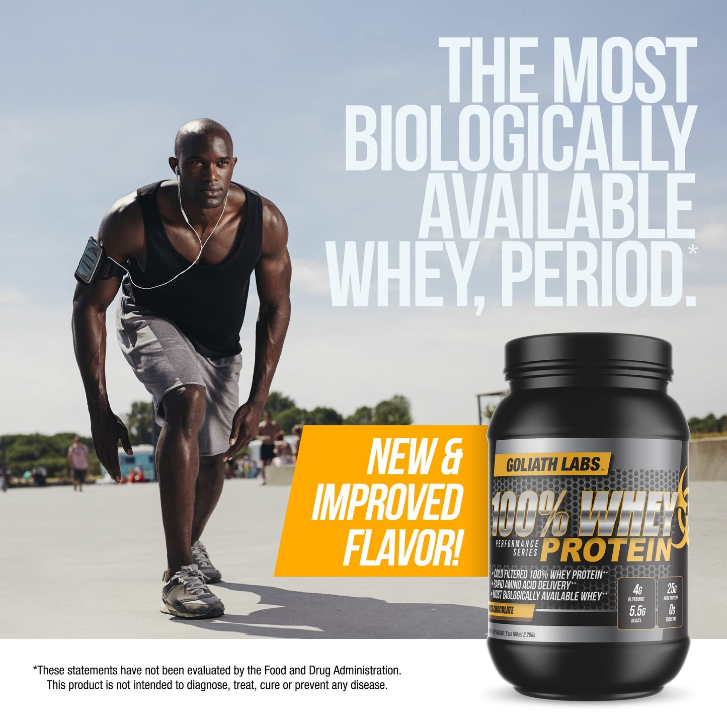 Goliath Labs GL 100% Whey Protein Powder 20 lb (Chocolate)