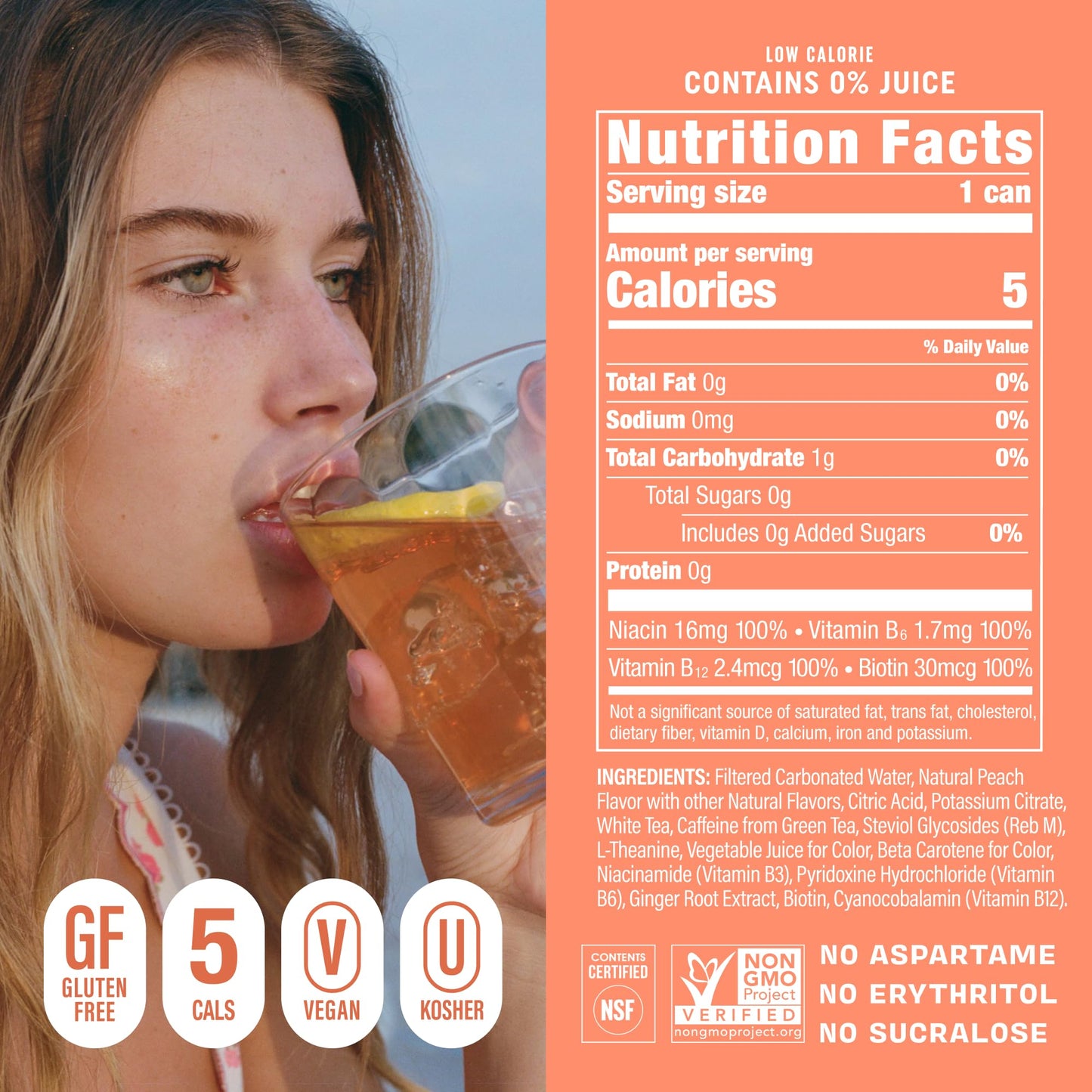 GORGIE Bestsellers Variety, Sugar-Free Natural Energy Drink Sparkling, Healthy Energy Drinks - Green Tea, Biotin, B Vitamins -150mg Caffeine, Vegan, & Low Calorie (Pack of 12)