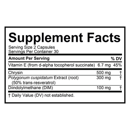 Estro-Regulator - DIM Supplement, Estrogen Blocker for Men and Aromatase Inhibitor, Testosterone Booster - 60 Capsules