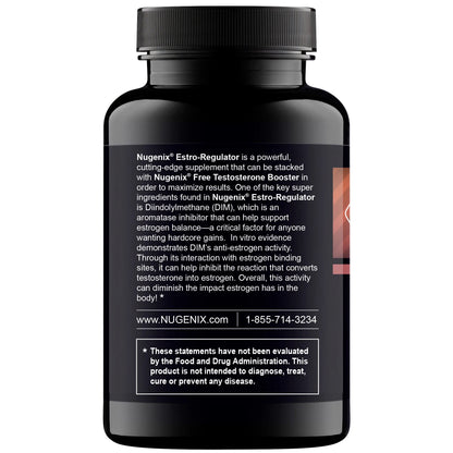 Estro-Regulator - DIM Supplement, Estrogen Blocker for Men and Aromatase Inhibitor, Testosterone Booster - 60 Capsules