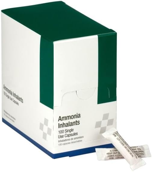 Ammonia Ampules Inhalants 100 Count | Smelling Salts