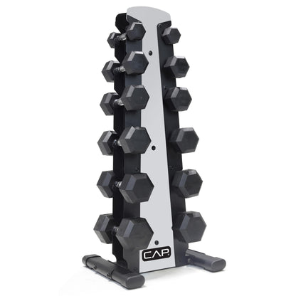 CAP Barbell Dumbbell Set with Rack | Multiple Options in 150lbs and 210lbs