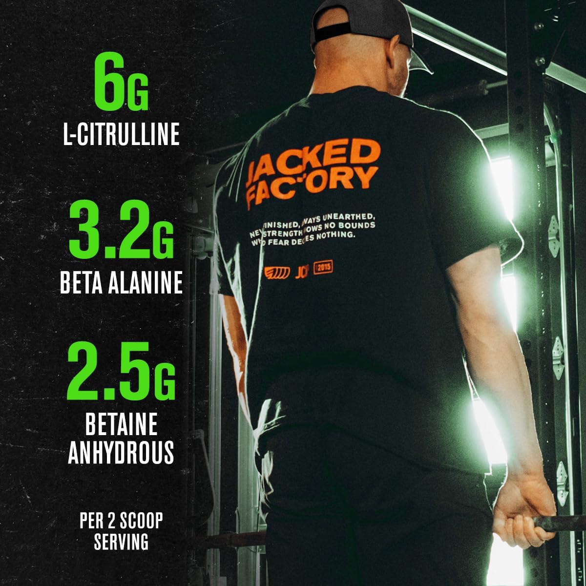 Jacked Factory NITROSURGE Pre Workout Supplement - for Energy, Instant Strength Gains, Clear Focus, Intense Pumps - Nitric Oxide Booster & Preworkout Powder with Beta Alanine - 30 Servings, Pineapple
