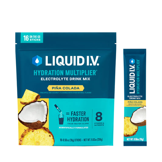 Liquid I.V.® Hydration Multiplier - Popsicle Firecracker | Electrolyte Powder Drink Mix | 1 Pack (16 Servings)