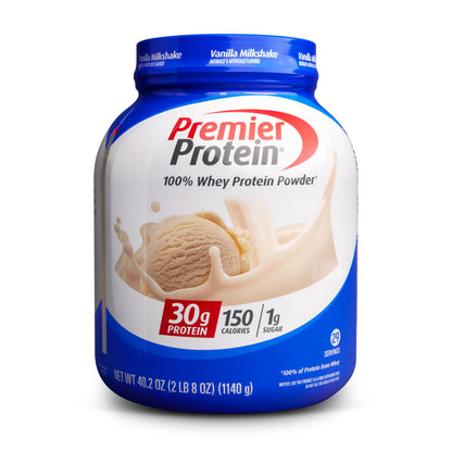 Premier Protein Powder, Chocolate Milkshake, 30g Protein, 1g Sugar, 100% Whey Protein, Keto Friendly, No Soy Ingredients, Gluten Free, 17 Servings, 24.5 Ounce (Pack of 1)