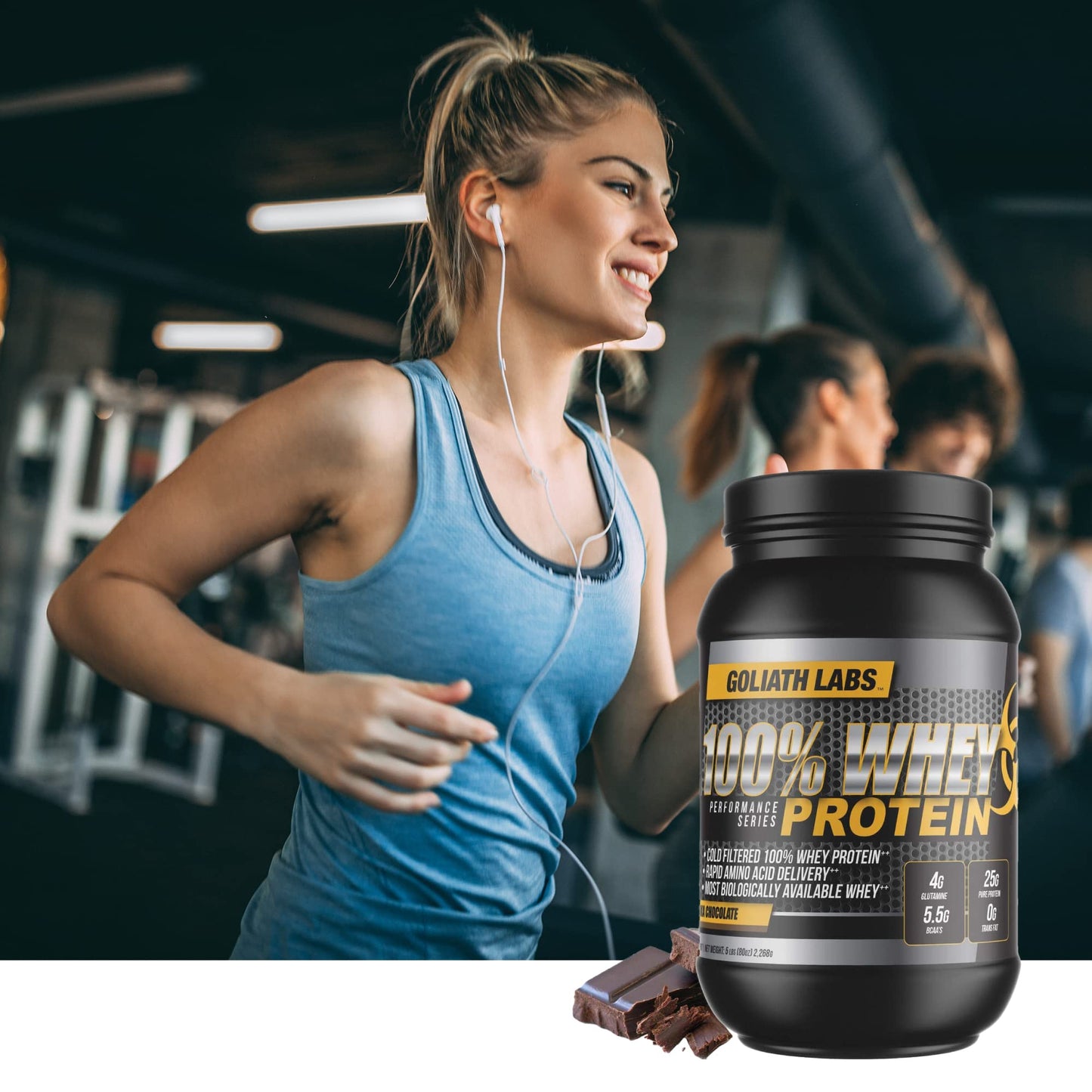 Goliath Labs GL 100% Whey Protein Powder 20 lb (Chocolate)