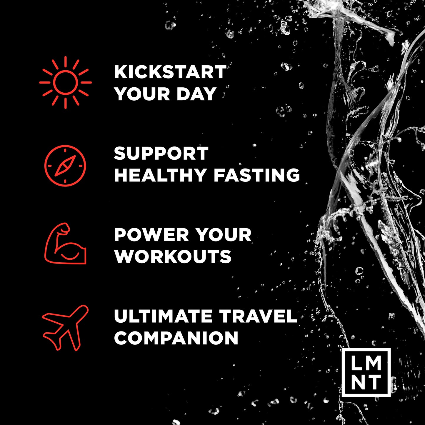 LMNT Zero Sugar Electrolytes - Raspberry Salt | Drink Mix | 30-Count